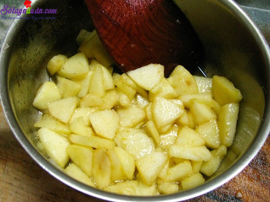 cách làm bánh táo tapioca 10