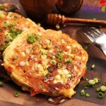 , Hướng dẫn làm pancake phô mai béo ngậy nhân bắp xào kết quả