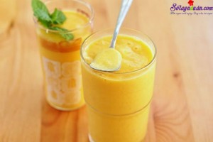 Đồ uống, cách làm sinh tố dứa 3