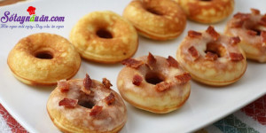 Bánh ngọt, Bánh donut vừa ngon mà không lo béo kết quả