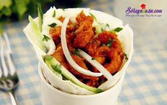 Nấu ăn món ngon mỗi ngày với 300g thịt ức gà, Hướng dẫn làm burrito thịt gà của Mexico ngon mê mẩn kết quả