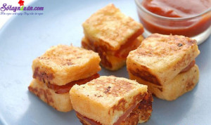 Đồ ăn vặt, Hướng dẫn cách làm bánh mì xúc xích phô mai ngon miễn chê