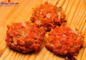 Món ngon cuối tuần, Cách làm thịt bò viên nướng sốt cà chua 10