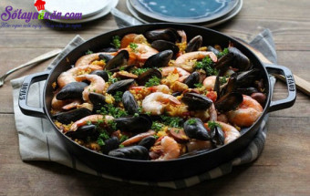 Nấu ăn món ngon mỗi ngày với Cốm, cách làm cơm hải sản thập cẩm 6