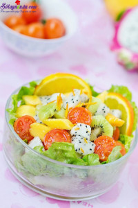 Đồ ăn vặt, Hướng dẫn cách làm salad hoa quả đơn giản mà giàu dinh dưỡng