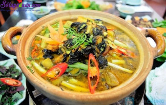 Nấu ăn món ngon mỗi ngày với Thịt ba chỉ, cách làm ốc om chuối đậu 5