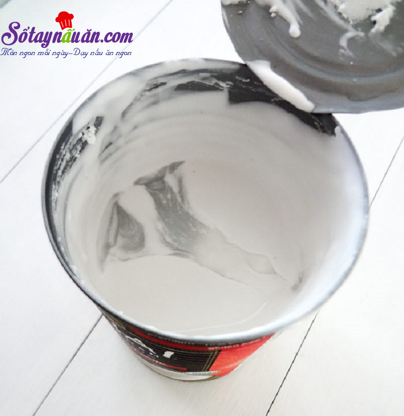 Cách làm whipped cream từ nước cốt dừa cực dễ 3