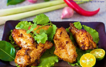 Nấu ăn món ngon mỗi ngày với 50g gói gia vị Tom Yum, Cánh gà nướng kiểu Thái cực ngon cực thơm kết quả