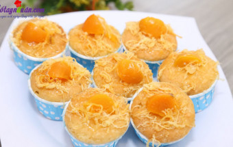 Nấu ăn món ngon mỗi ngày với Rượu trắng, cách làm bánh bông lan trứng muối 10