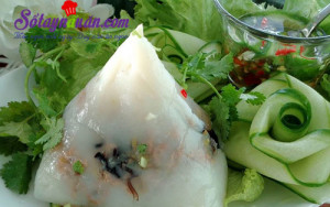Đồ ăn vặt, Cách làm bánh giò thơm ngon nóng hổi kết quả