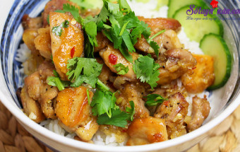 Nấu ăn món ngon mỗi ngày với Gừng, cách làm gà kho sả 6