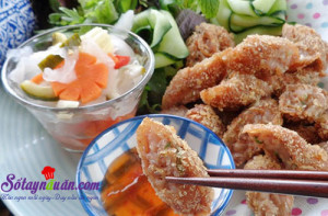 Đồ ăn vặt, Cách làm nem chua rán tại như ngon như ngoài hàng kết quả