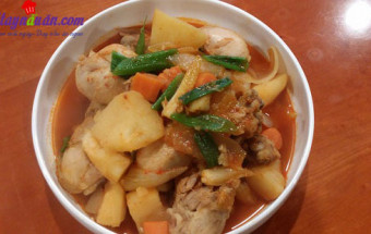 Nấu ăn món ngon mỗi ngày với Nước tương, cách làm gà om cay 7