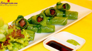 Đồ ăn vặt, cách làm bò cuốn lá cải 6