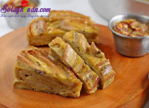 Đồ ăn vặt, cách làm bánh chuối nướng 2