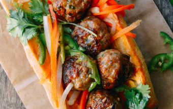 Nấu ăn món ngon mỗi ngày với Rau mùi, cách làm bánh mì thịt viên 6