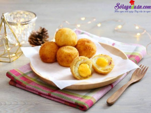 Đồ ăn vặt, Cách làm khoai tây bọc phô mai chi ên giòn ngon mê mẩn 6