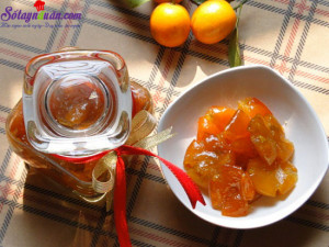 Đồ ăn vặt, cách làm mứt quất dẻo 6