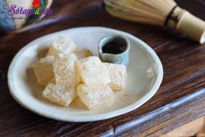 Đồ ăn Tây, Cách làm warabi mochi - bánh quý tộc Nhật Bản 6
