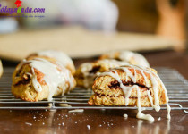 Hướng dẫn làm bánh scones cuộn hương quế ngon ngất ngây