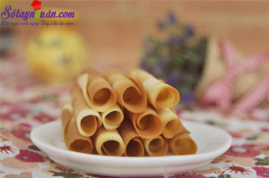 Bánh nướng, cách làm bánh quế 1