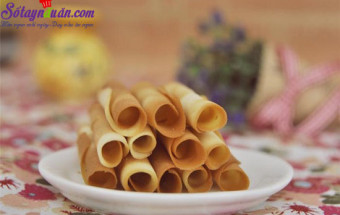 Bánh nướng, cách làm bánh quế 1
