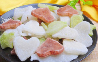 Nấu ăn món ngon mỗi ngày với Sữa tươi, cách làm mứt dừa non 1