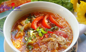 Cách nấu canh, Cách làm bún riêu cua nóng hổi ngon đậm đà kết quả