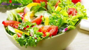 Khai vị tráng miệng, cách làm salad trộn dầu giấm 2