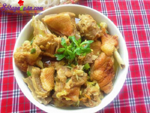 Món ngon cuối tuần, cách làm vịt nấu giả cày 1