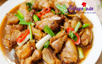 Món xào, Ngon hơn với thịt gà rim nước tương chuẩn vị