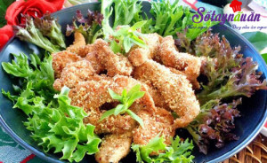 Món nhậu, Thịt gà chiên cùng gạo rang giòn thơm khó cưỡng kết quả