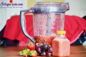 Món ngon mỗi ngày, cách làm sinh tố hoa quả 1