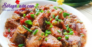 Món nhậu, Cá thu chiên sốt cà chua đậm đà đưa cơm