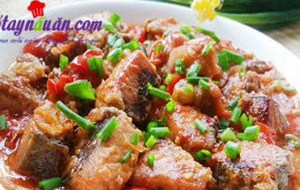 Món nhậu, Cá thu chiên sốt cà chua đậm đà đưa cơm