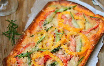 Nấu ăn món ngon mỗi ngày với Nước ấm, cách làm pizza cá ngừ 6