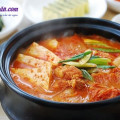 Cách làm kim chi nướng pho mát, cách làm canh kim chi thịt heo 8