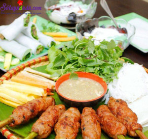 Món ngon mỗi ngày, Cách làm nem lụi nướng bọc sả đơn giản thơm ngon tại nhà