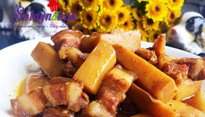 Món ngon mỗi ngày, Thịt ba chỉ kho măng ngon không thể cưỡng