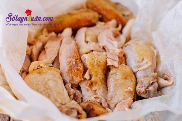 Nấu ăn món ngon mỗi ngày với 1 con gà khoảng 1.25kg, Thịt gà nướng muối cho cuối tuần đoàn viên kết quả