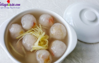 Nấu ăn món ngon mỗi ngày với Đường, cách làm chè bột lọc heo quay 1