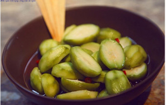 Nấu ăn món ngon mỗi ngày với Đường, cách làm cóc ngâm, cóc dầm chua ngọt 4