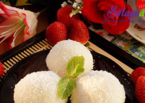 Cách làm mochi hoa quả dẻo thơm mát lành