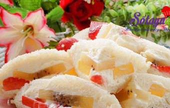 Bánh ngọt, Học làm bánh mì sandwich kẹp trái cây lạ mà ngon tuyệt kết quả