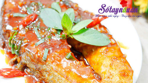 Nấu ăn món ngon mỗi ngày với 1 khúc cá hồi, Ngon cơm với cá hồi áp chảo sốt chua ngọt kết quả