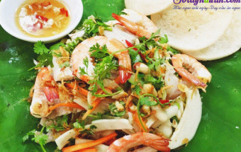 Nấu ăn món ngon mỗi ngày với Hành tím, cách làm gỏi cổ hũ dừa tôm thịt 8