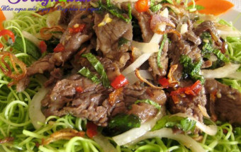 Món nhậu, Cách làm nộm rau muống - ăn là thèm