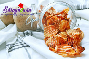 Món vỉa hè, Cách làm snack khoai tây cay cay giòn rụm