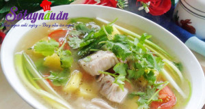 Cách nấu canh, Canh sườn chua ngọt đậm đà hương vị gia đình