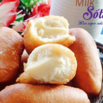 , Bánh mì chiên nhân kem custard cực giòn cực ngon